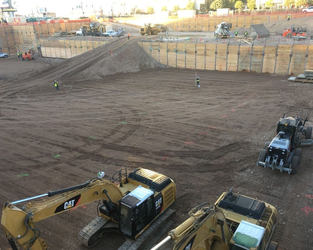 Earth Retention Work at the Block 23 Project