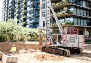 Deep foundation digging