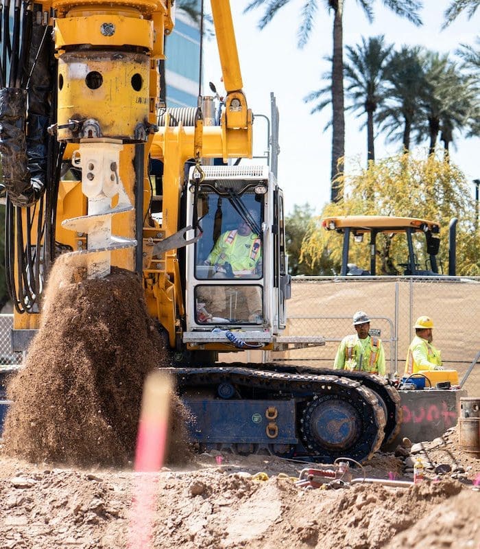 Segmental Drilling in Action on 100 Mill Office Tower