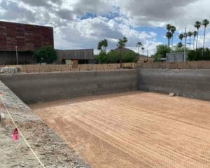 Shoring of the New Basement Made for Canopy by Hilton