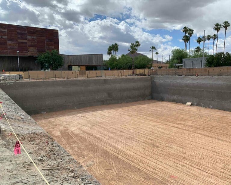 Shoring of the New Basement Made for Canopy by Hilton