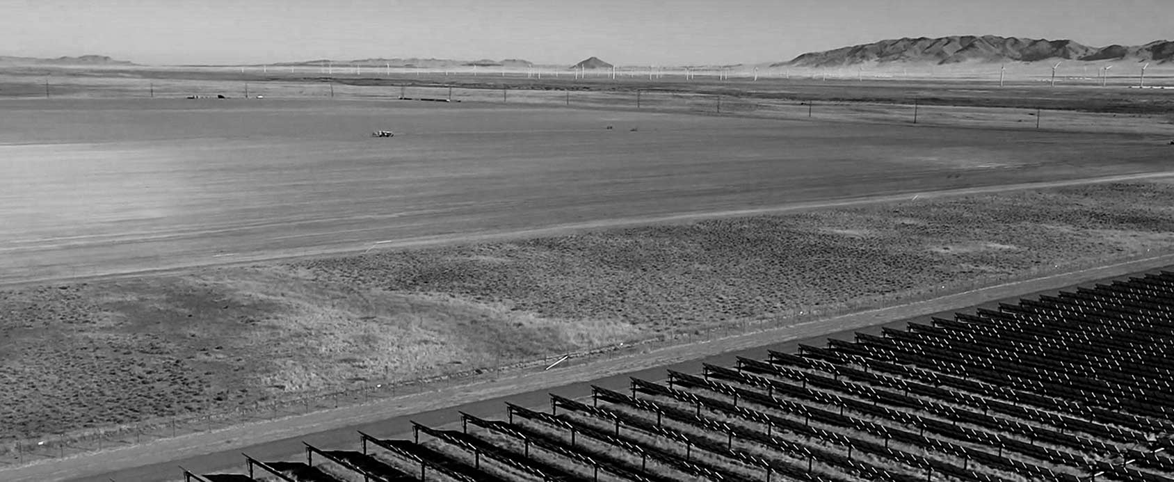 Solar field site work