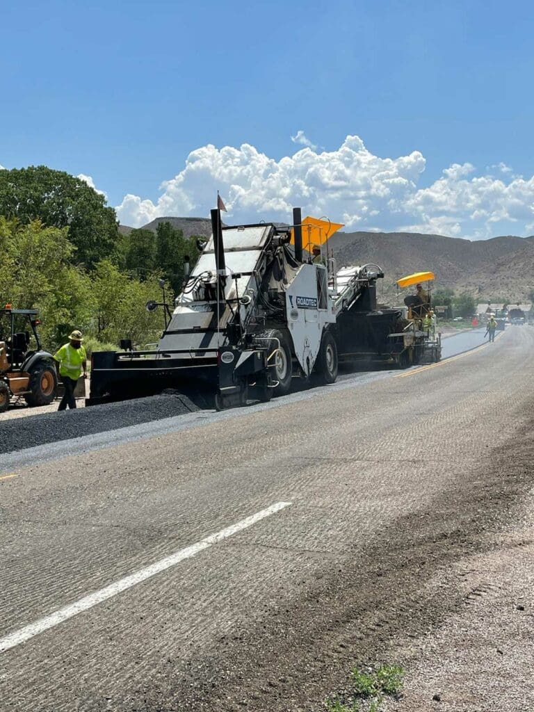 Asphalt Paving US-93 Caliente to Panaca Nevada