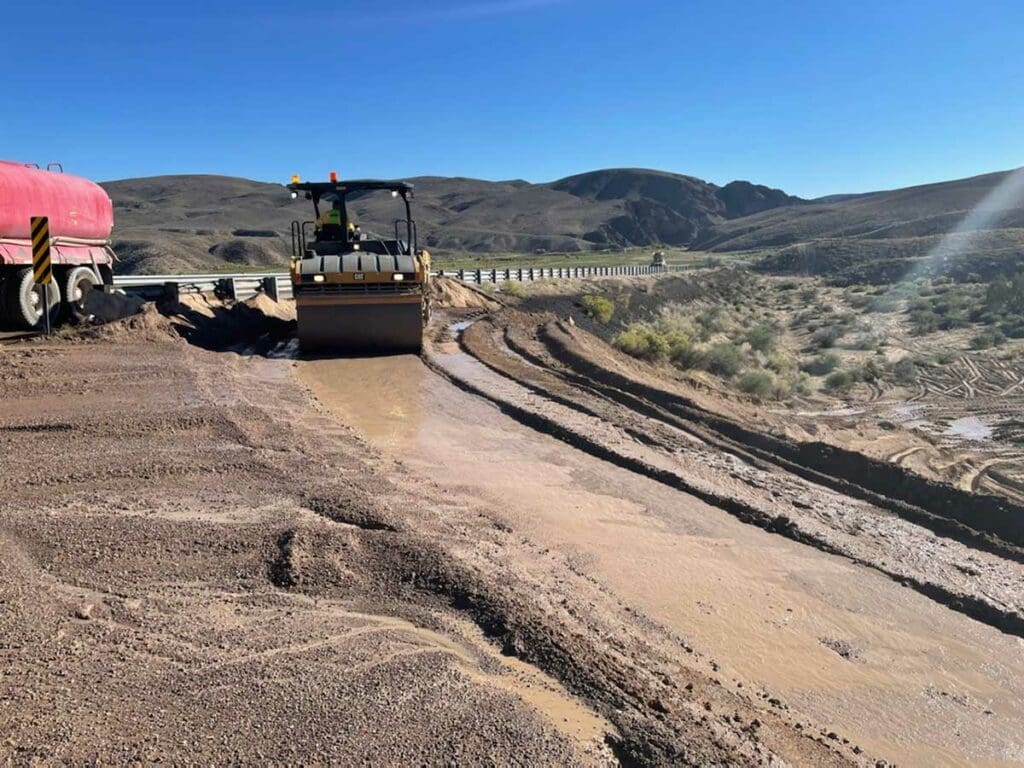 Road Construction US-93 Caliente to Panaca Nevada