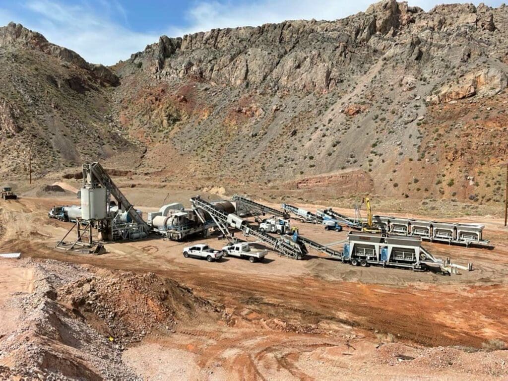 Mobile hot plant US-93 Caliente to Panaca Nevada