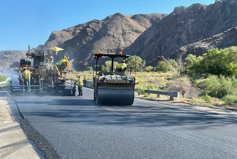 Asphalt Paving US-93 Caliente to Panaca Nevada