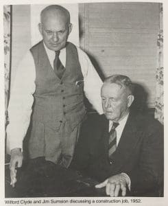 W.W and Jim Sumsion - 1952
