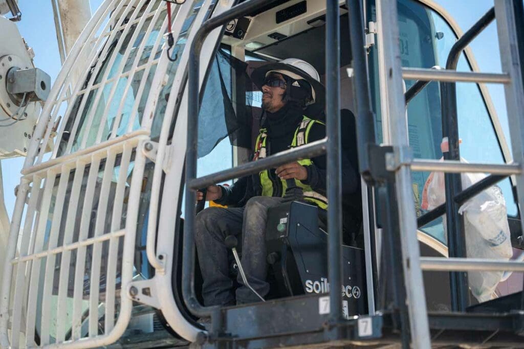 Dry well construction drilling operator team member for WW Clyde