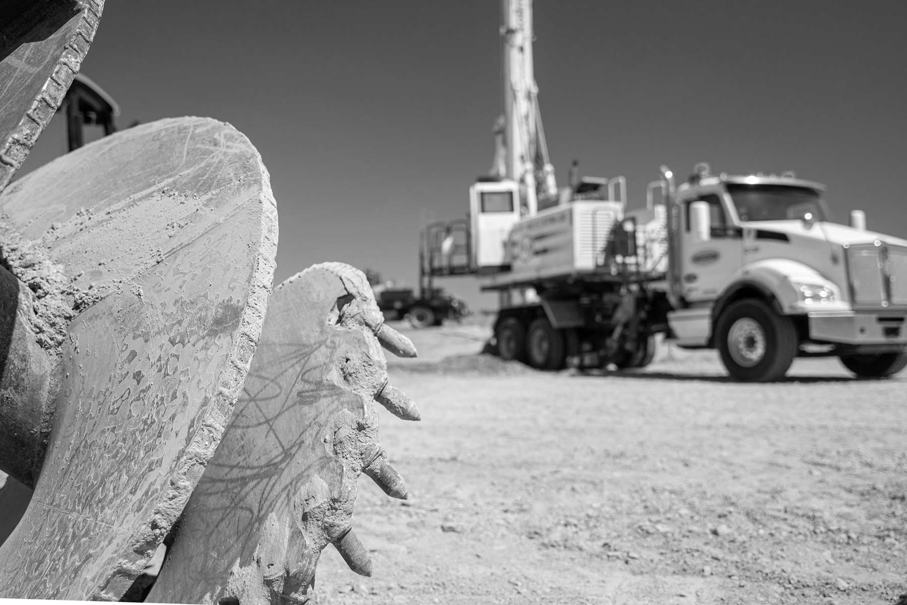 WW Clyde Dry well construction drilling in Phoenix Arizona
