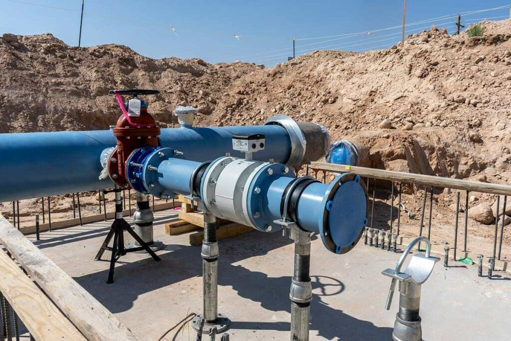 Duchesne Pipeline Improvement pipe installation