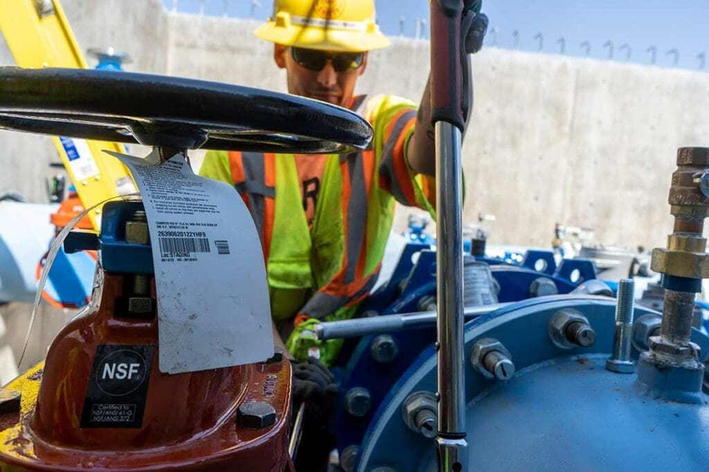 Duchesne Pipeline Improvement pipe installation