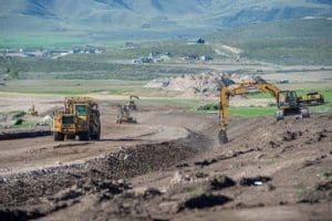 Mountain View Corridor construction in Lehi UT