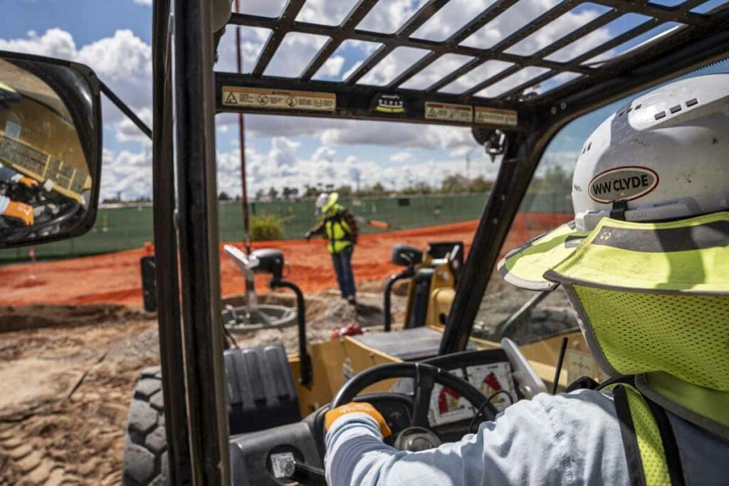 Dry well construction team member for WW Clyde