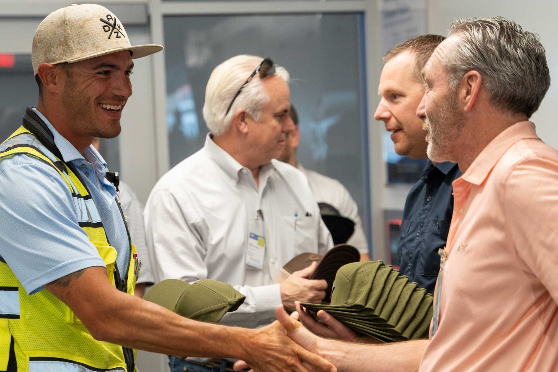 Greeting at safety week