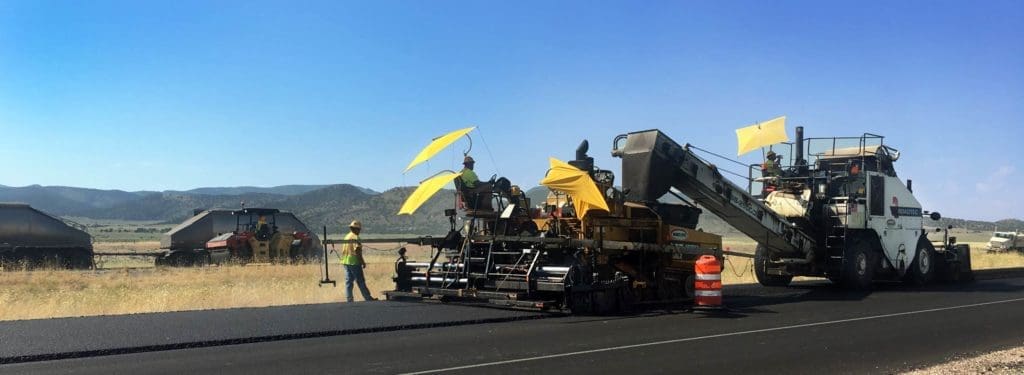 Paving Asphalt Throughout the Intermountain West