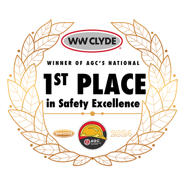 1st Place AGC Safety Badge