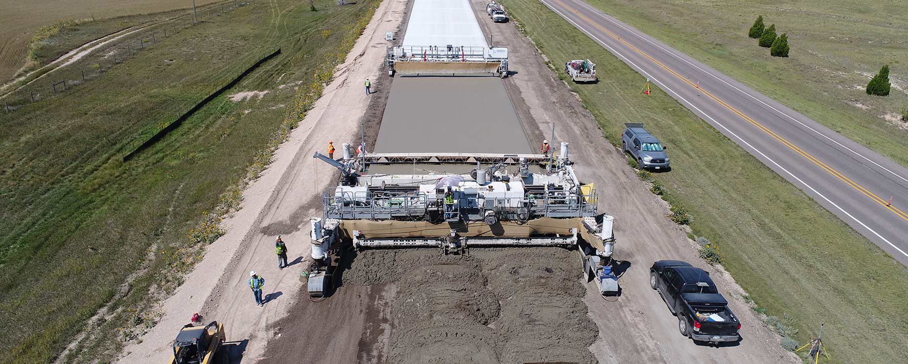 Interstate Highway paving for federal highway