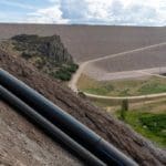 Jordanelle Dam Water and Sewage pipe installation for Jordanelle Special Service District