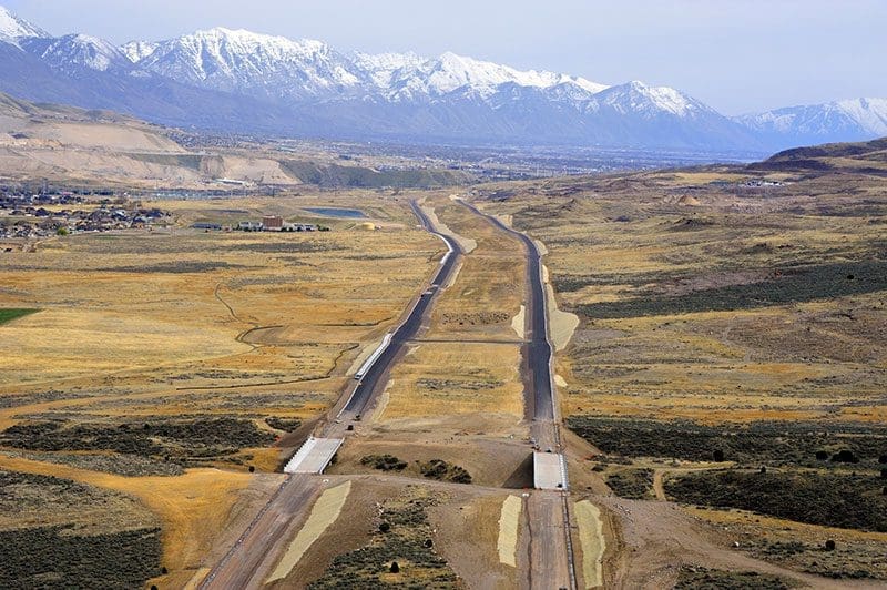 Structures Built on the Mountain View Corridor