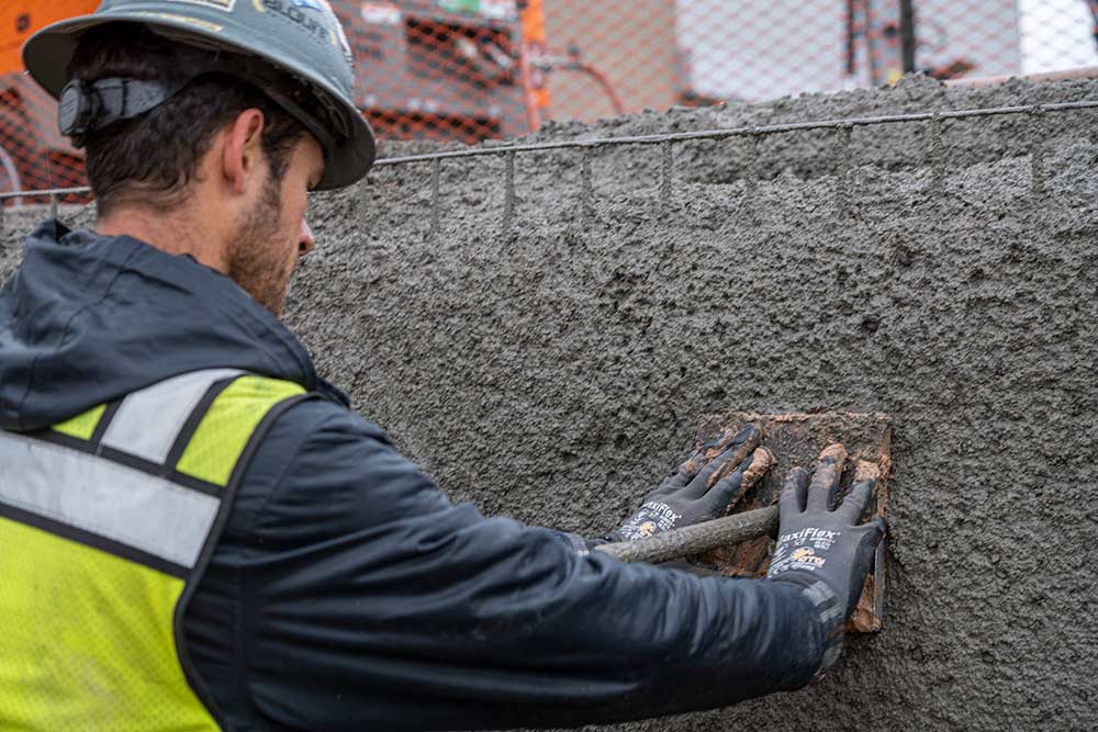 Permanent Retaining wall