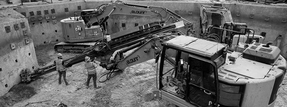 Soil nail driving equipment and earth retention shoring