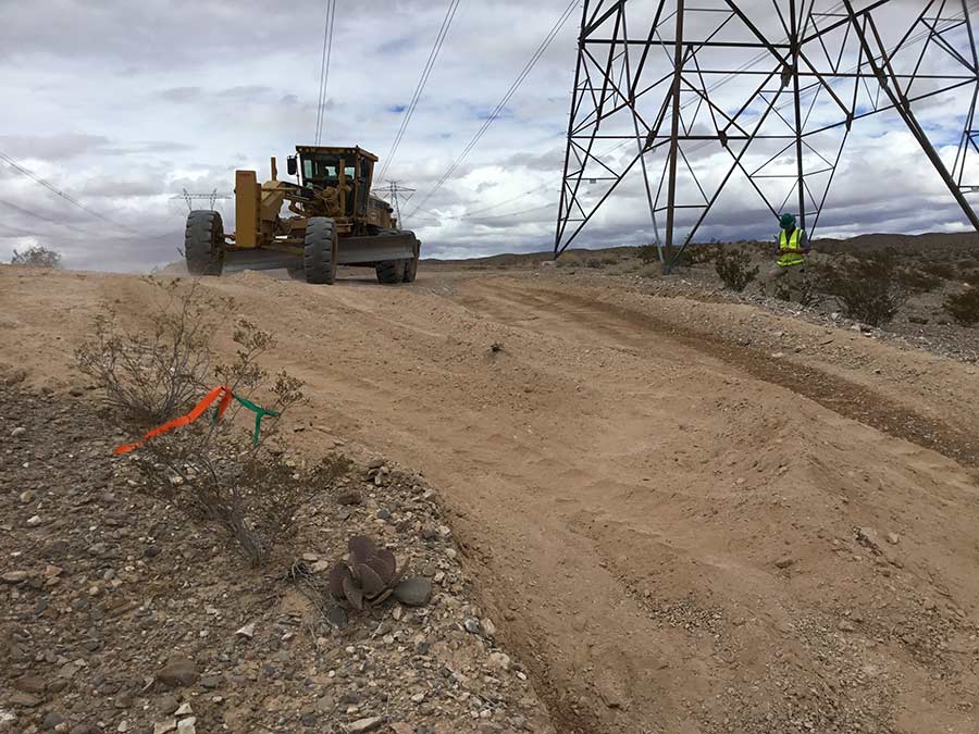 access roads and worksites Nevada
